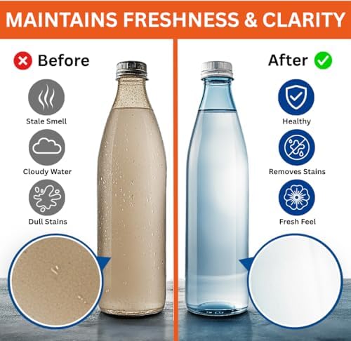 Skyis Water Bottle Cleaning Tablets 120 Pack, Up to 2 Years Supply, No Scrub Bottle Cleaner for Stainless Steel, Tumbler, Hydration Bladder