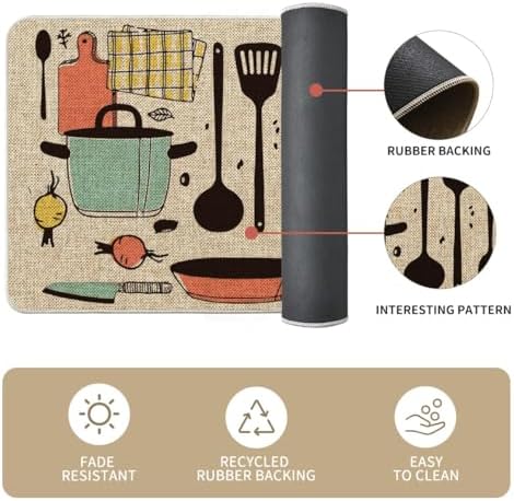 Artoid Mode The Kitchen is The Heart of The Home Kitchen Mats Set of 2