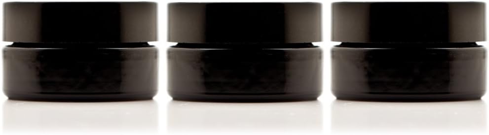 Infinity Jars 100 Ml (3.3 fl OZ) Glass Lotion Container with Lid, Refillable UV Cosmetic Jar for Creams, DIY, Travel, Body Butter | Small Wide Mouth Empty Lotion Jar, Airtight Cosmetic Container