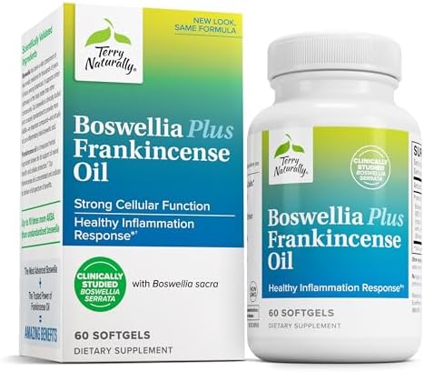 Terry Naturally Boswellia Plus - Healthy Inflammation Response - 60 Count | BosPure, Boswellia