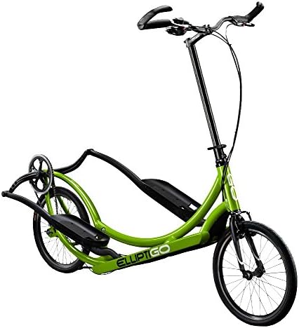 8C Long Stride Outdoor Elliptical Bike - Converts to Indoor Bike | Hybrid Outdoor and Indoor Cardio Trainer Exercise Bikes for Home, Elliptical Bicycle
