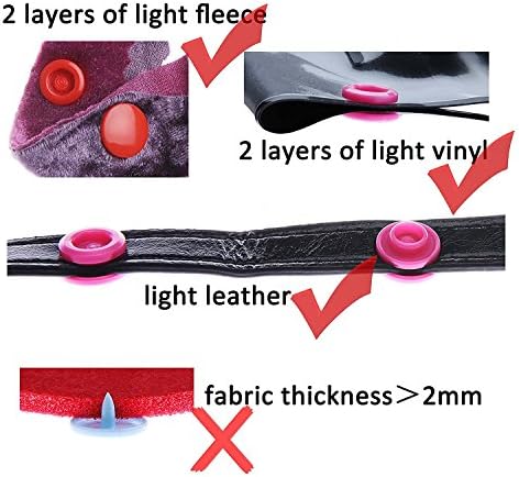 Original KAM Snaps Starter Kit 360 Sets Size 20 12 Colors Pliers | Lead-Free & CPSIA Compliant, Plastic T5 Snap Button Kit, No-Sew Fasteners