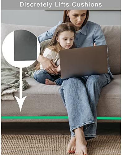 LAMINET Deluxe Extra Thick Sagging Furniture Cushion Support Insert| Seat Saver| New and Improved| Extend The Life of Your Sofa| 60% Thicker - Sofa - 17" L x 66" W