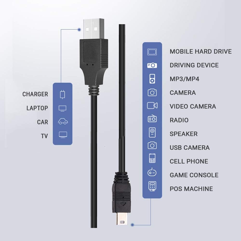 3Ft Charger Cable Wall Power Charger Adapter for Texas Instruments TI-84 Plus CE Graphing Calculator Texas Instruments TI-84 Plus C Silver Edition