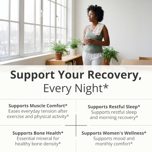 Vimerson Health Magnesium Glycinate 200mg for Sleep, Relaxation & Muscle Support – Chelated, Bioavailable
