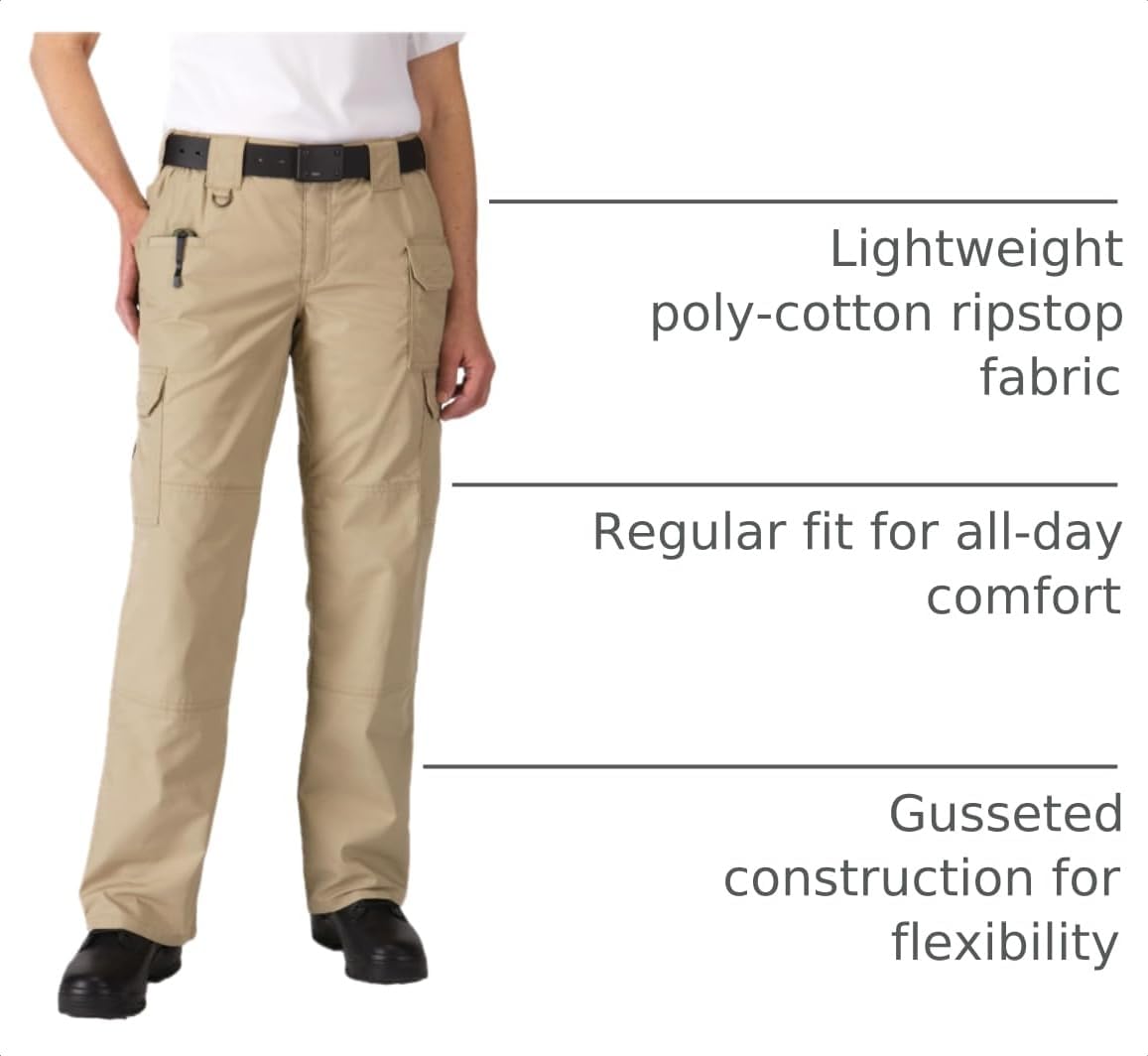 5.11 Tactical Women's Taclite Pro Ripstop Pants, Regular Fit, 8 Pockets, Style 64360