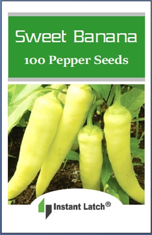 100 Sweet Banana Pepper Seeds for Planting Non GMO Heirloom Seeds Fresh Garden Seed