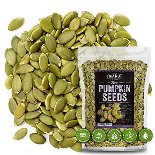 Raw Pumpkin Seeds 3 lb, Pepitas, No Shell, Unsalted, Kosher, Non-GMO