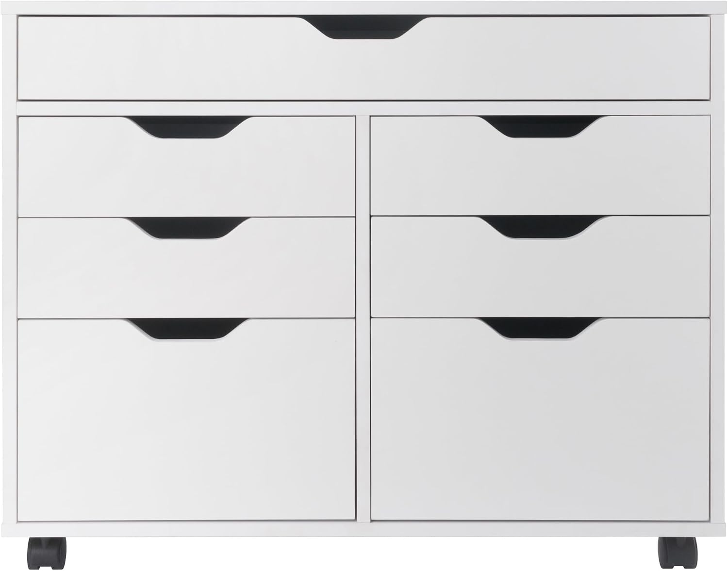 Winsome Halifax Mobile Storage Cabinet with Doors & Drawers, Stylish & Functional Home Storage Cabinet for Filing, Kitchen Organization, Moveable Furniture for Office, Dorms, Apartments
