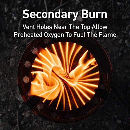 Solo Stove Campfire Camping Stove Portable Stove for Backpacking Outdoor Cooking Great Stainless Steel Camping Backpacking Stove Compact Wood Stove