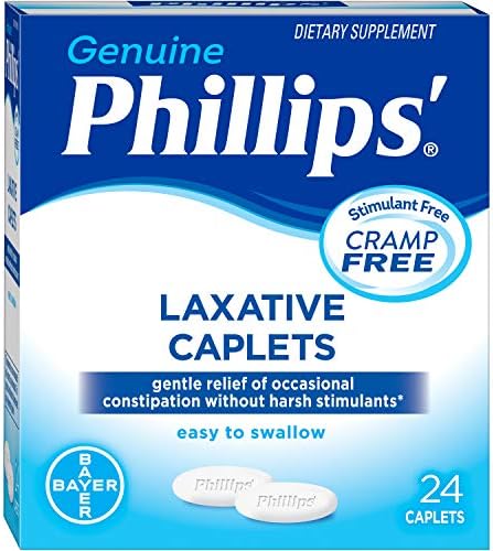 Phillips' Laxative Easy-To-Swallow Caplets, 55 Count