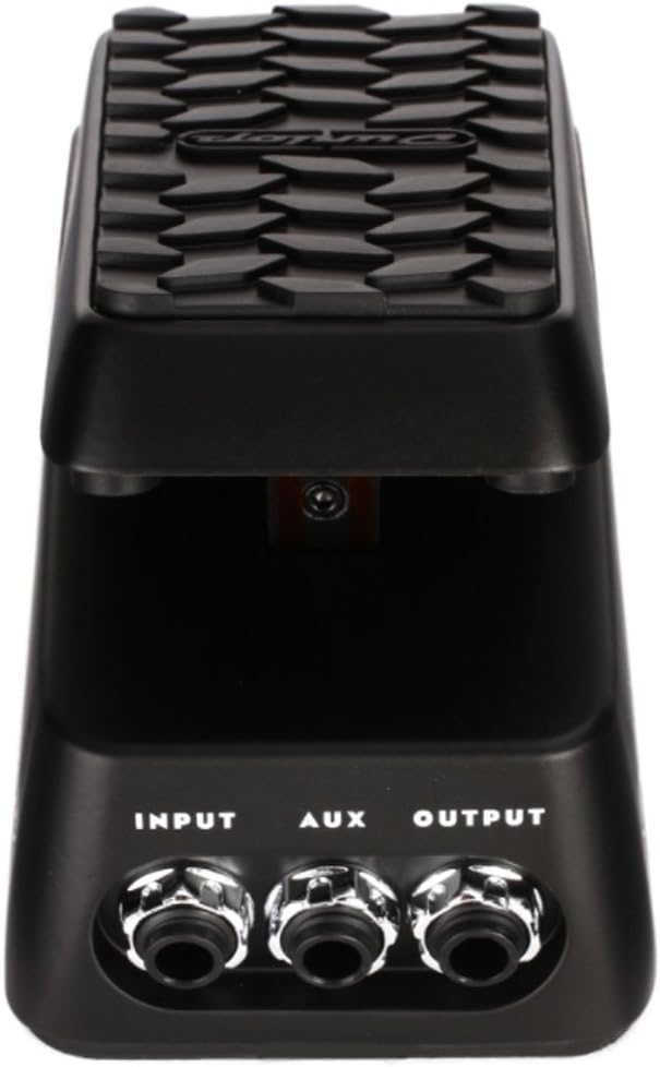 Jim Dunlop DVP4 Volume (X) Mini Pedal for Electric Guitars Bundle with 2-Pack of Pedal Patch Cables