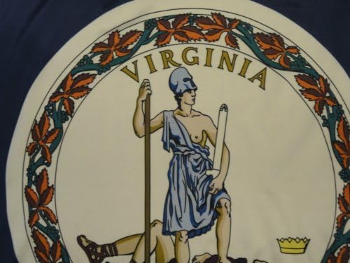 Annin Flagmakers Virginia State Flag USA-Made to Official State Design Specifications, 3 x 5 Feet (Model 145660) | USA-Made to Official State Design Specifications