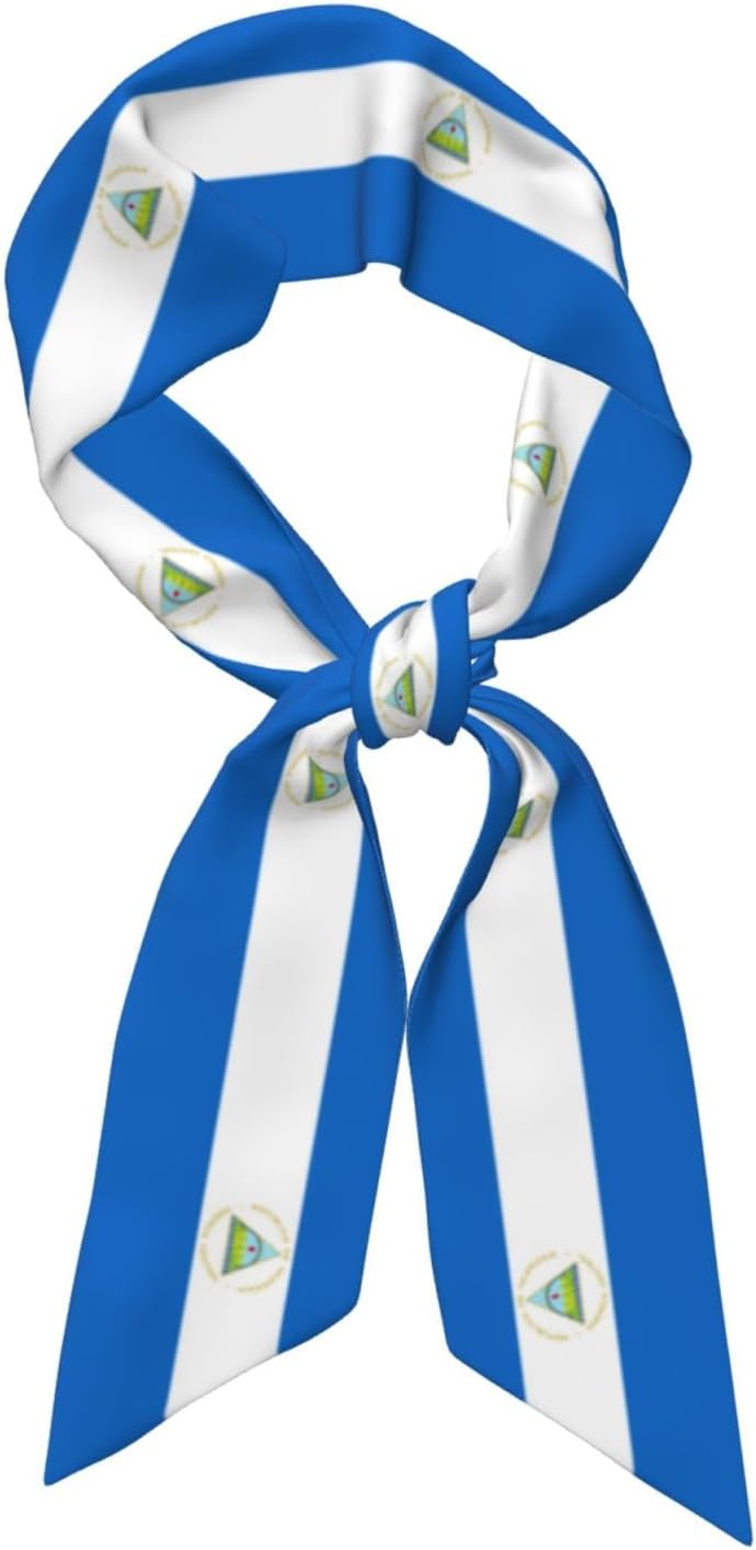 Country Flag Scarf For Women, Multi‑purpose Ribbon, Fashion Neck Hair Handbag Accessory, Versatile Bandana Headband