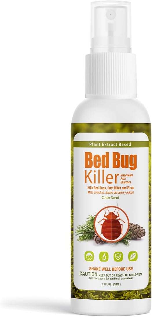 Bed Bug Killer 16 oz EcoVenger by EcoRaider, 100% Kill Efficacy, Bedbugs & Mites, Kills Eggs & The Resistant, Lasting Protection, USDA BIO-Certified, Plant Extract Based & Non-Toxic, Child & Pet Safe