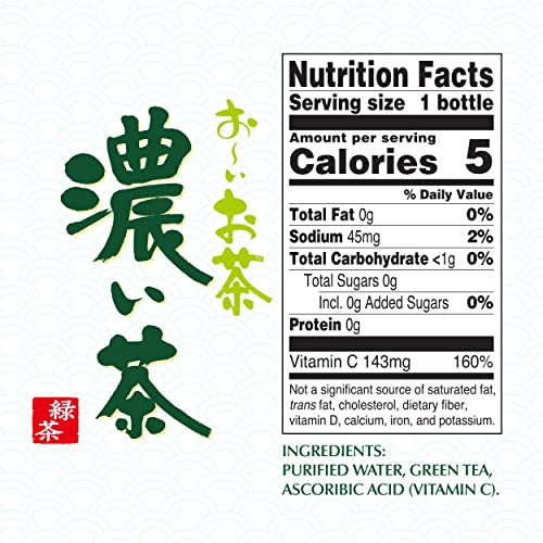 Ito En Tea Oi Ocha Green Tea, Unsweetened, 16.9 Ounce (Pack of 12)