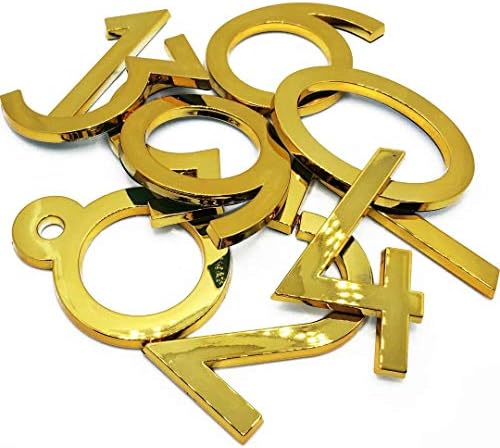 20 Pack Mailbox Numbers 0-9, 2.76 Inch High, Door Address Numbers Stickers for Apartment, House, Room, Office, Cars, Trucks