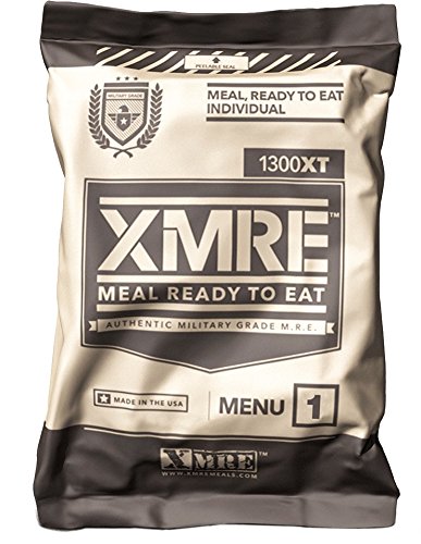 XMRE 1300XT MRE Meals 2022 Bulk | Military Grade | For Survival Kits & Hurricane Preparedness Items | Emergency Food Supplies | Food Packs w/