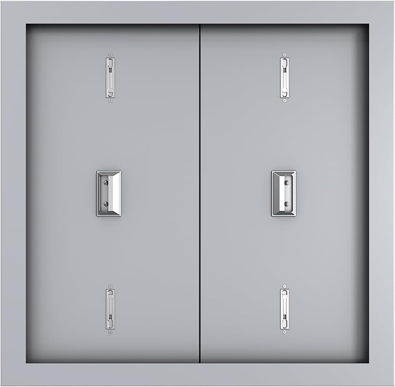VIZ-PRO Anti-Vandal Window Shutters, 41" x 41 3/4", Heavy-Duty Security Window