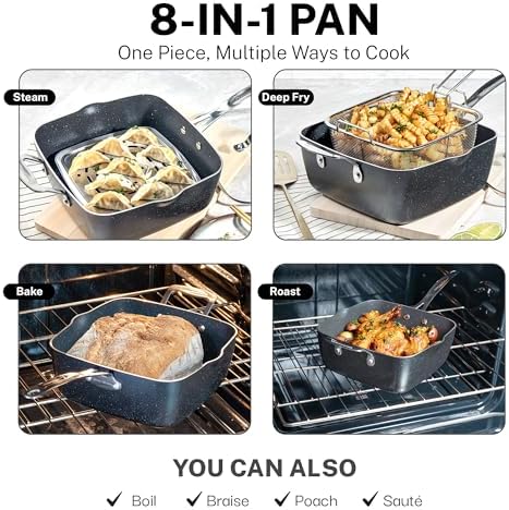 Granitestone 20 pc Pots and Pans Set Non Stick Cookware Set
