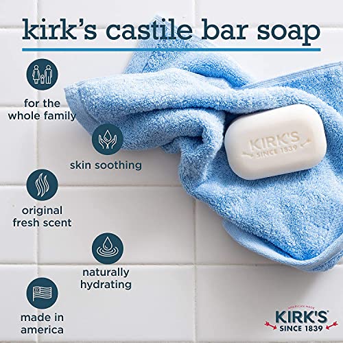 Kirk, Coco Castile Soap, 3 Count