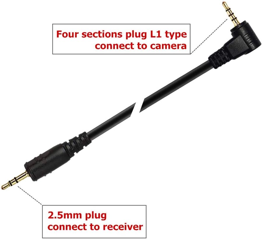 Pixel Camera Remote Shutter Release RW-DC0 for Nikon Wireless 2.4GHz 262ft | For Nikon Z8 Z9 D3 D4 D5 D800 D850 D800E D810A D810 D700 D500 D300 D300s D200 F100 F90 F90X F6 F5 D1X D2H MC-30A MC-36A