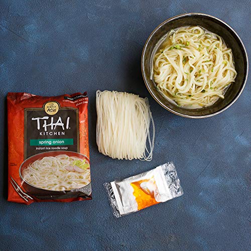 Thai Kitchen Gluten Free Spring Onion Instant Rice Noodle Soup, 1.6 oz (Pack of 12)