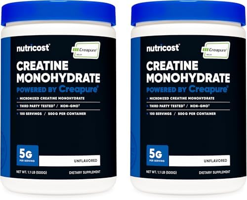 Nutricost Creapure® Creatine Monohydrate 500 Grams