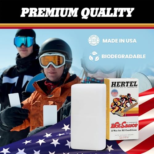 Hertel Super HotSauce All Temperature Ski and Snowboard Wax - Easy to Apply