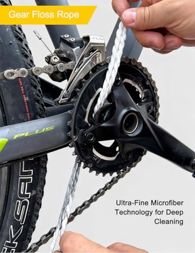 Bike Cleaning Kit - Complete Bicycle Maintenance Set with Degreaser, Lubricant, Chain Scrubber & Brushes for Mountain, Road, MTB, E-bikes