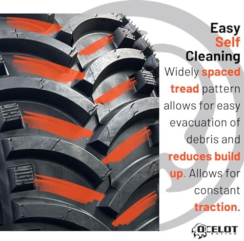 Cross Country 4-Ply Modified V-Tread Utility ATV Tire 22X11-8 P308