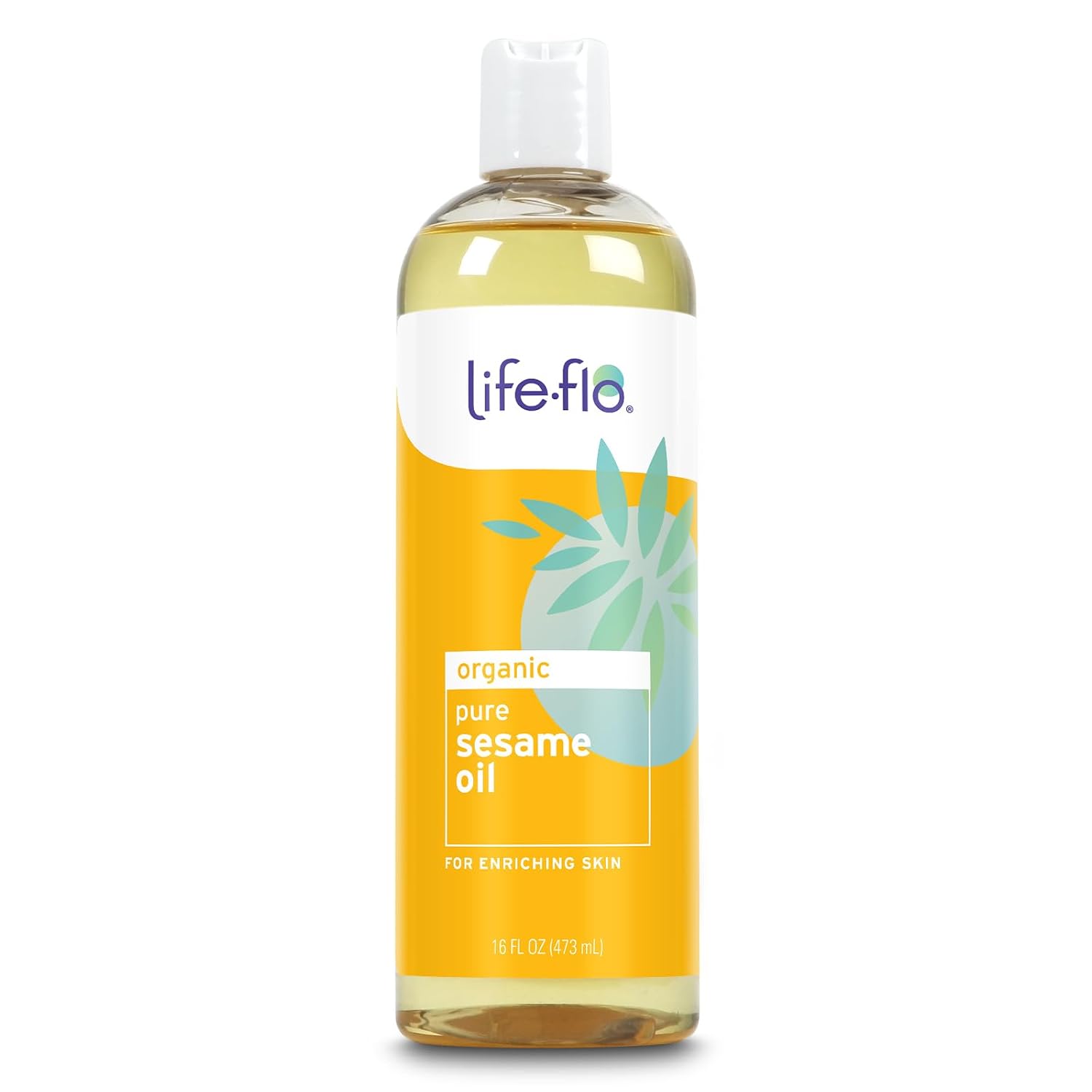 LIFE-FLO Pure Coconut Oil, Fractionated, Refined Liquid Coconut Oil, Skin Care, Hair Care, Massage, Aromatherapy, All Skin Types, Hypoallergenic, 60-Day Guarantee, Not Tested on Animals, 16oz