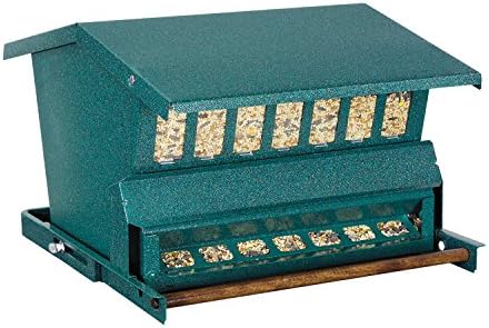 Heritage Farms Woodlink Absolute Squirrel Resistant Bird Feeder, Model 23803, beige