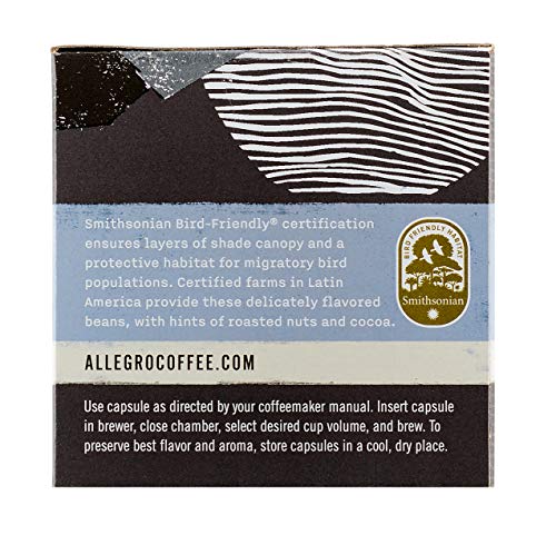 Allegro Coffee, Coffee Breakfast Blend Pods Organic 10 Count, 3.8 Ounce