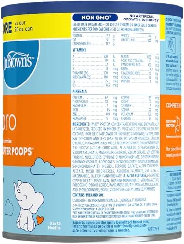 Good Start | Dr. Brown’s Gentle Pro, Baby Formula Powder for Sensitive Tummies, Easy Digestion & Softer Poops, Formula with Probiotics, DHA