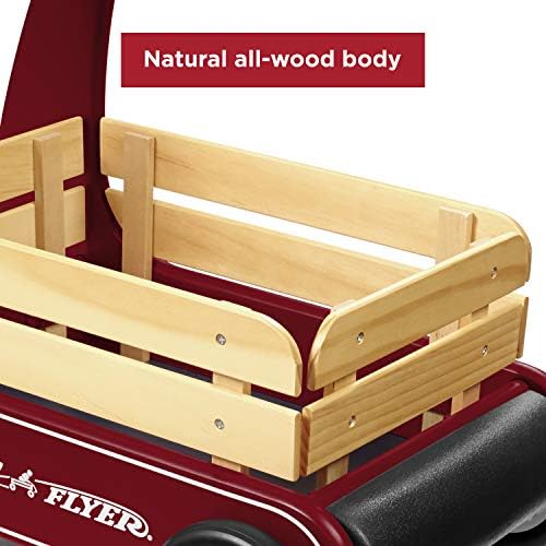 Radio Flyer Classic Walker Wagon, for Kids 1-4 Years Old, Red | Resistance Clickers to Control Speed, Baby Push Walker with Furniture Bumper, For Indoor Play