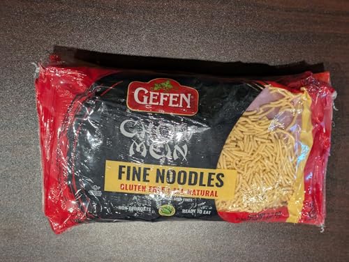Gefen Gluten Free Chow Mein Fine Noodles, 8oz (3 Pack) Ready To Eat, All Natural, Thin & Crisp, Best By: 8/6/2026