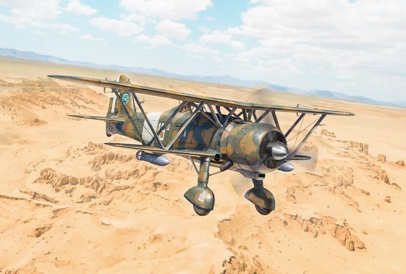 Italeri Fiat Cr.42 Falco Assault/Night Fighter 1:48 Diecast Model Kit