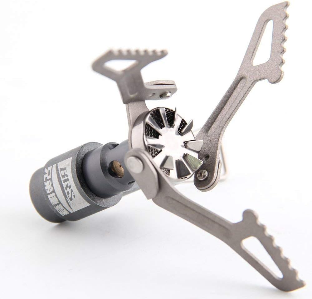 BRS Outdoor BRS-3000T Ultra-Light Titanium Alloy Miniature Portable Picnic Camping Gas Cooking Stove Portable Ultralight Burner 25gram