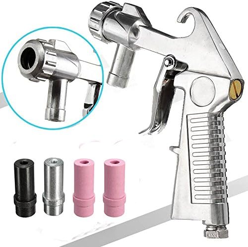 Sand Blaster Gun,Sandblasting Sandblaster Gun Kit for Sandblast Blast Cabinet with Ceramic Nozzles