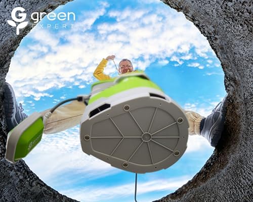 Green Expert 1.5HP Submersible Sump Pump High Flow 5000GPH 25ft Power Cord Manual Automatic On/Off for Water Removal from Basement Sump Pit Pools