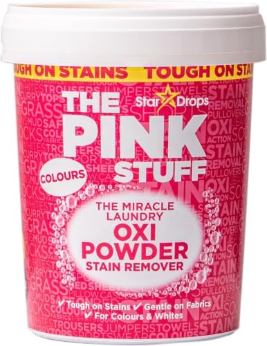 Stardrops The Pink Stuff Miracle Laundry Oxi Powder Stain Remover for Colours, 35.2 Oz