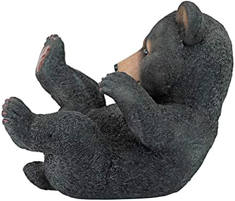 Design Toscano QM2594300 Roly-Poly Bear Cub Statue, Walking Bear,Full Color