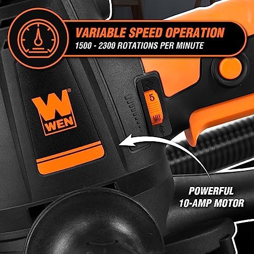 WEN Drywall Sander, Variable Speed with 15 ft. Hose (6369)