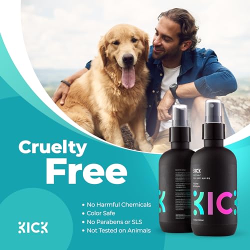 Kick Sea Salt Spray for Men - Texturizing Hair Spray - Beach Waves & Volume | Salt Water Formula for a Surfer Hair Style - Natural Texture & Tousled