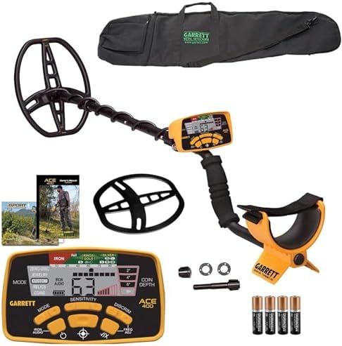 Garrett ACE 400 Metal Detector Bundle with Carry Bag