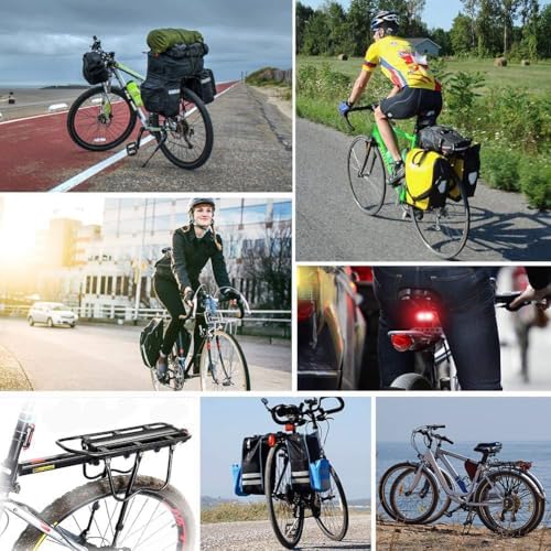 West Biking 110Lb Capacity Almost Universal Adjustable Bike Cargo Rack Cycling Equipment Stand Footstock Bicycle Luggage Carrier Racks with