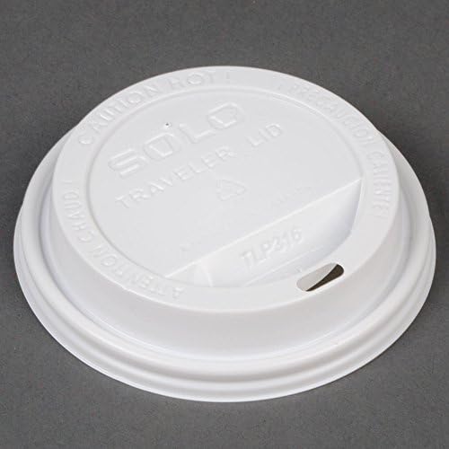 Solo 896404 Solo Traveler Lids White 100/Pack (TLP316-0007)