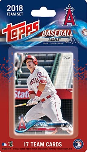 Los Angeles Angels 2018 Topps Factory Sealed EXCLUSIVE Special Limited Edition 17 Card Team Set with Shohei Ohtani Rookie Card Plus Mike Trout and