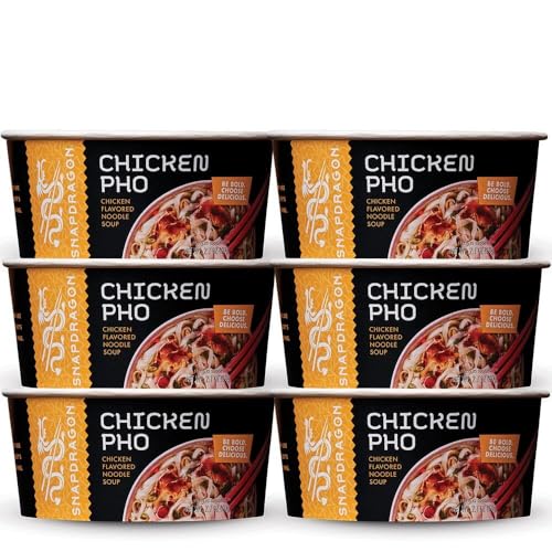 Snapdragon Laksa Curry Instant Noodle Bowls | Coconut Curry Flavor with Rice Noodles | Gluten-Free | No MSG Added | 2.1 oz (6 Pack)
